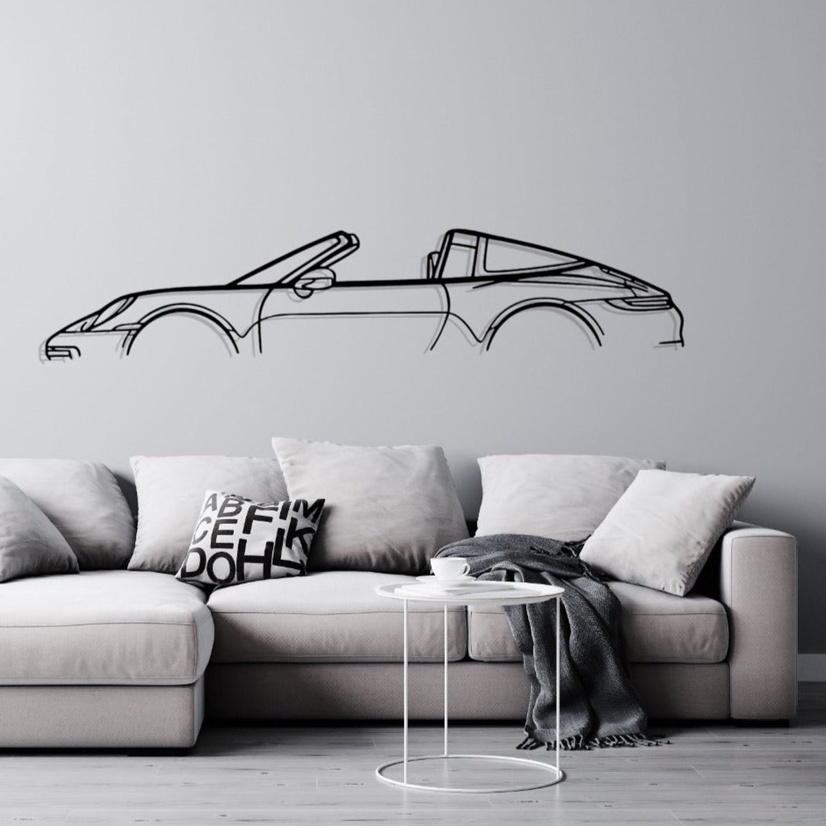 3D-geprnte Porsche 911 GT3 RS-muurkunst: autosculptuur - Etsy Belgë