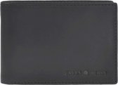 Lederen portemonnee RFID | kleur zwart