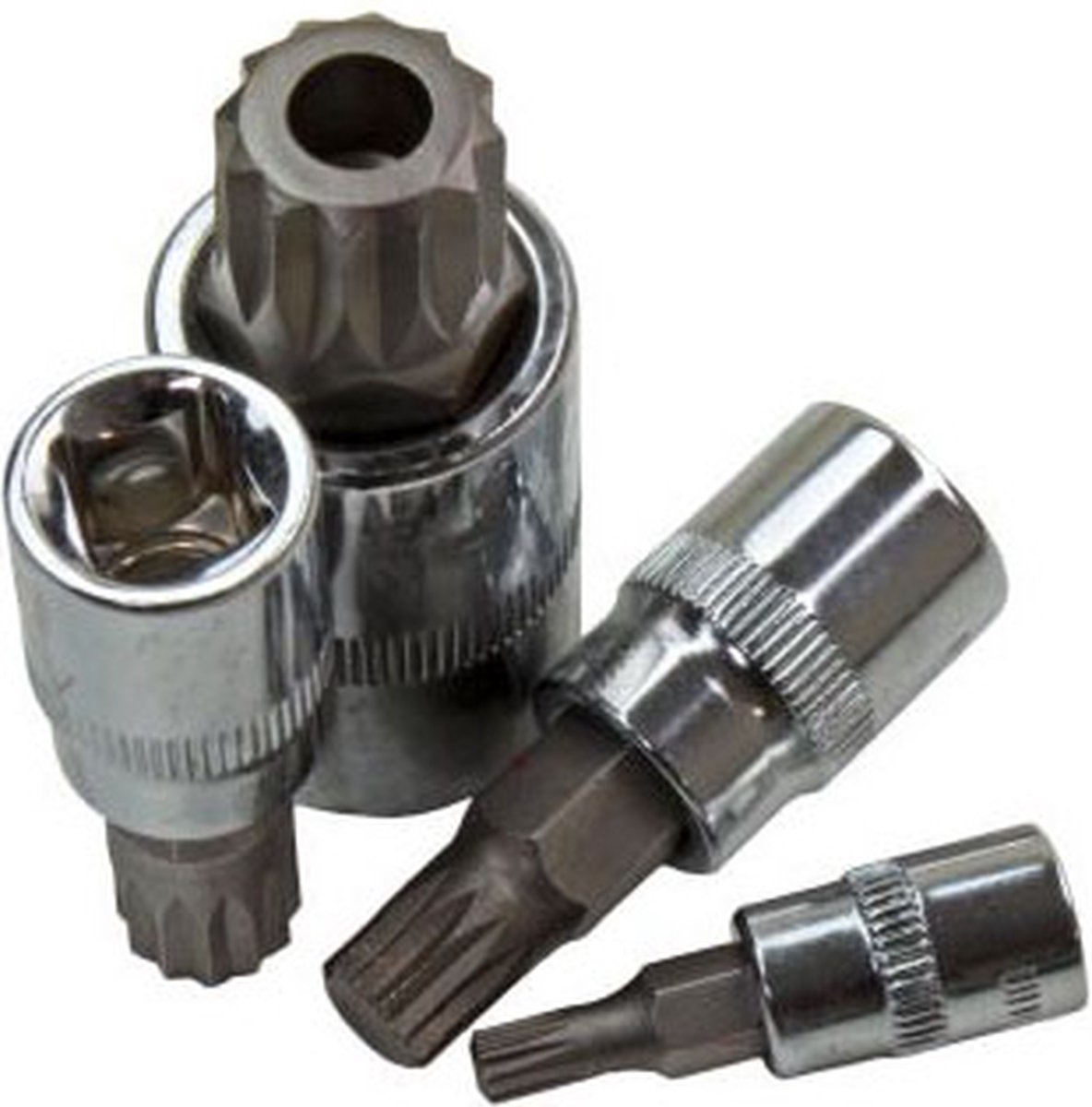 Triple square XZN Multitorx Spline Veeltand doppenset in foam