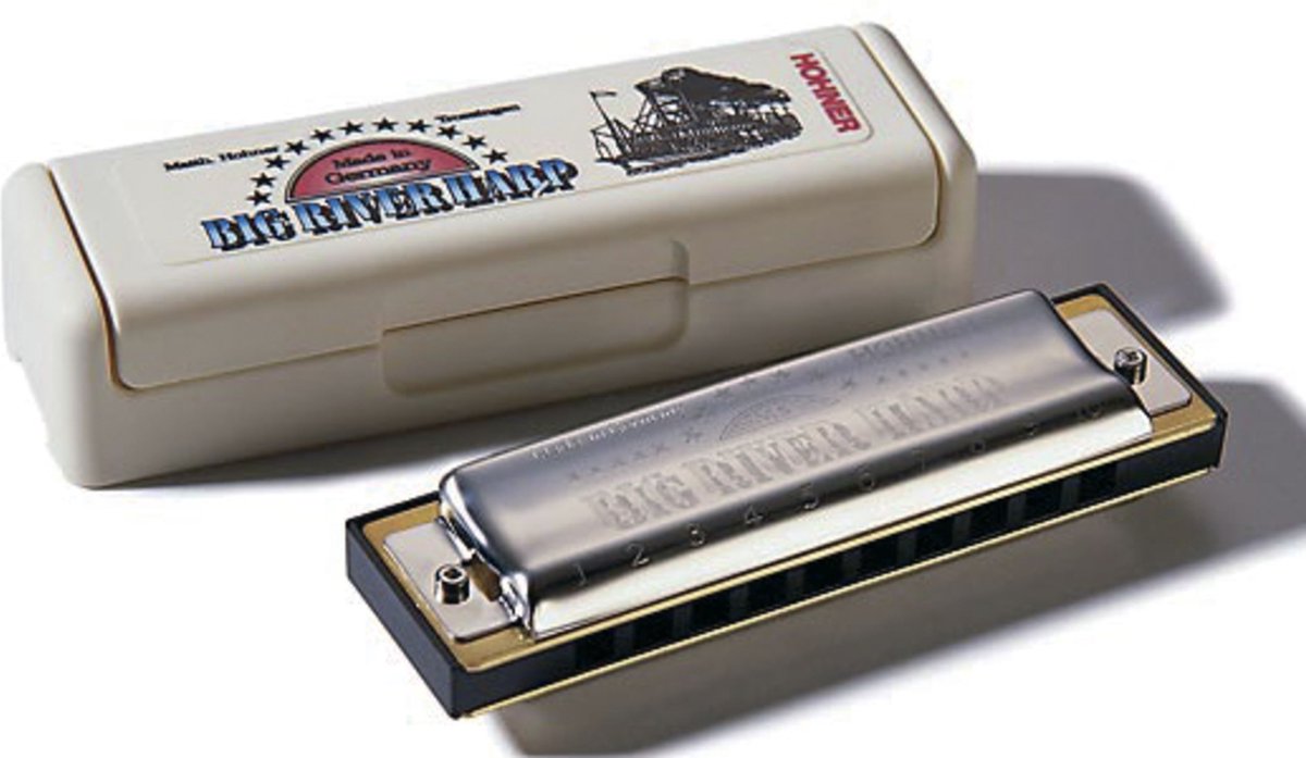 Hohner Mondharmonica MS-Series Big River Harp - toonsoort A
