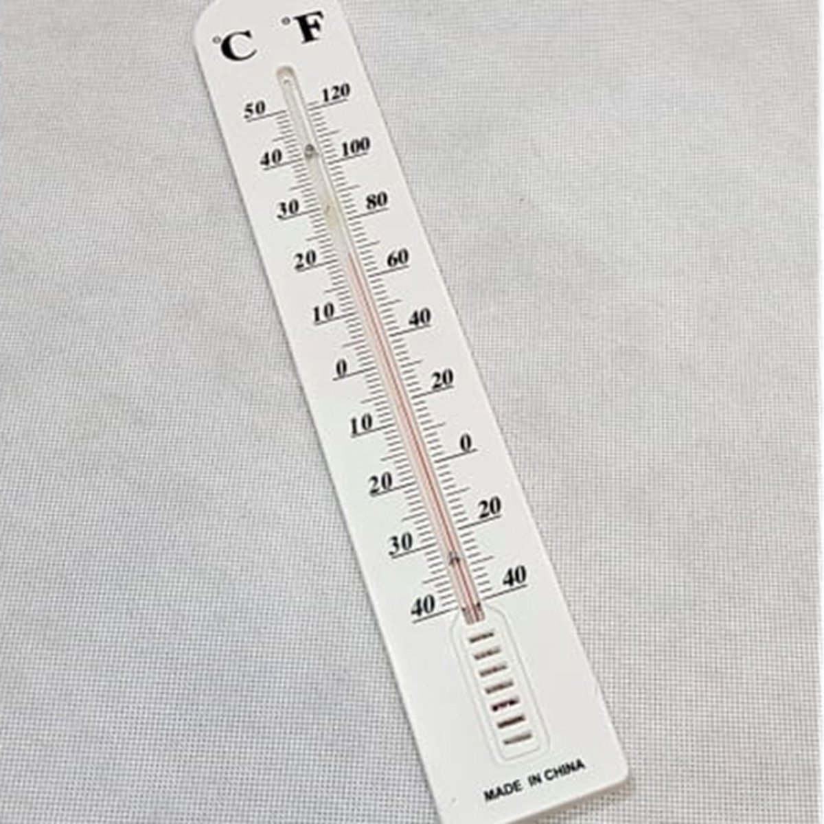 Thermomètre analogique intérieur-extérieur avec montage facile et trous  suspe