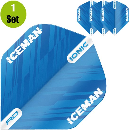 RedDragon Gerwyn Price Ionic Dartflights - Blauw van Reddragon — afbeelding 3