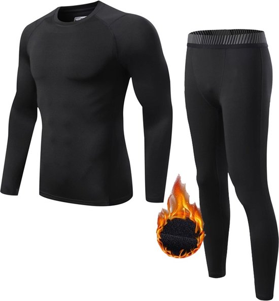 WiseGoods Luxe Thermo Set Heren Thermokleding Thermobroek
