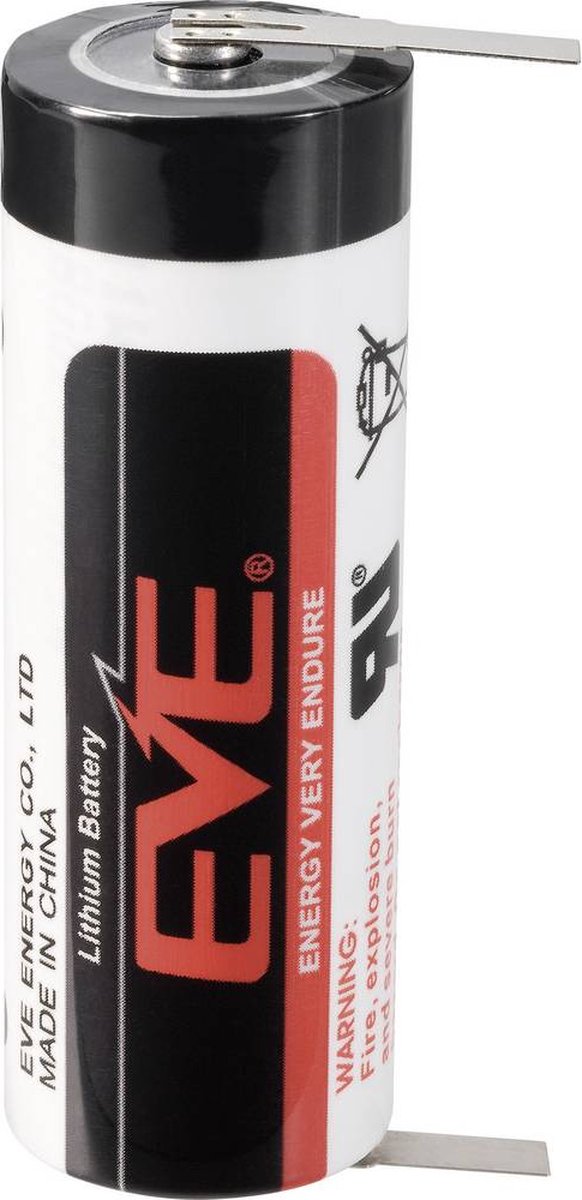 EVE ER17505T Speciale batterij A U-soldeerlip Lithium 3.6 V 3600 mAh 1 stuk(s)