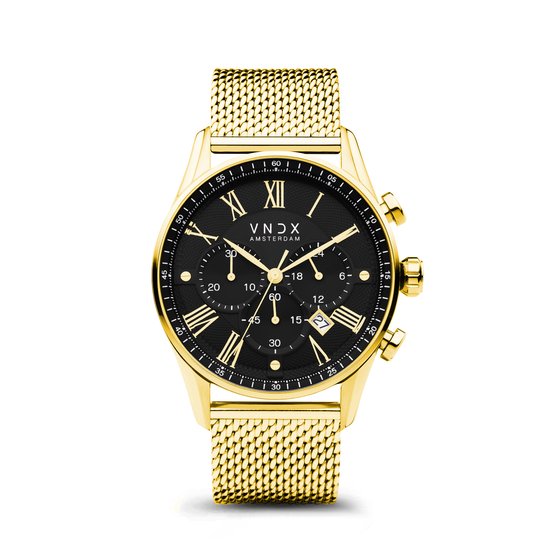 VNDX Amsterdam - Montre homme - The Boss Or Goud