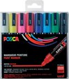 foto van Verfstift Posca PC5M set à 8 kleuren
