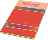Kopieerpapier Fastprint A4 120gr 10kleuren x10vel 100vel