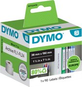 Label Dymo 99018 labelwriter 38x190mm fichier étroit 110pcs