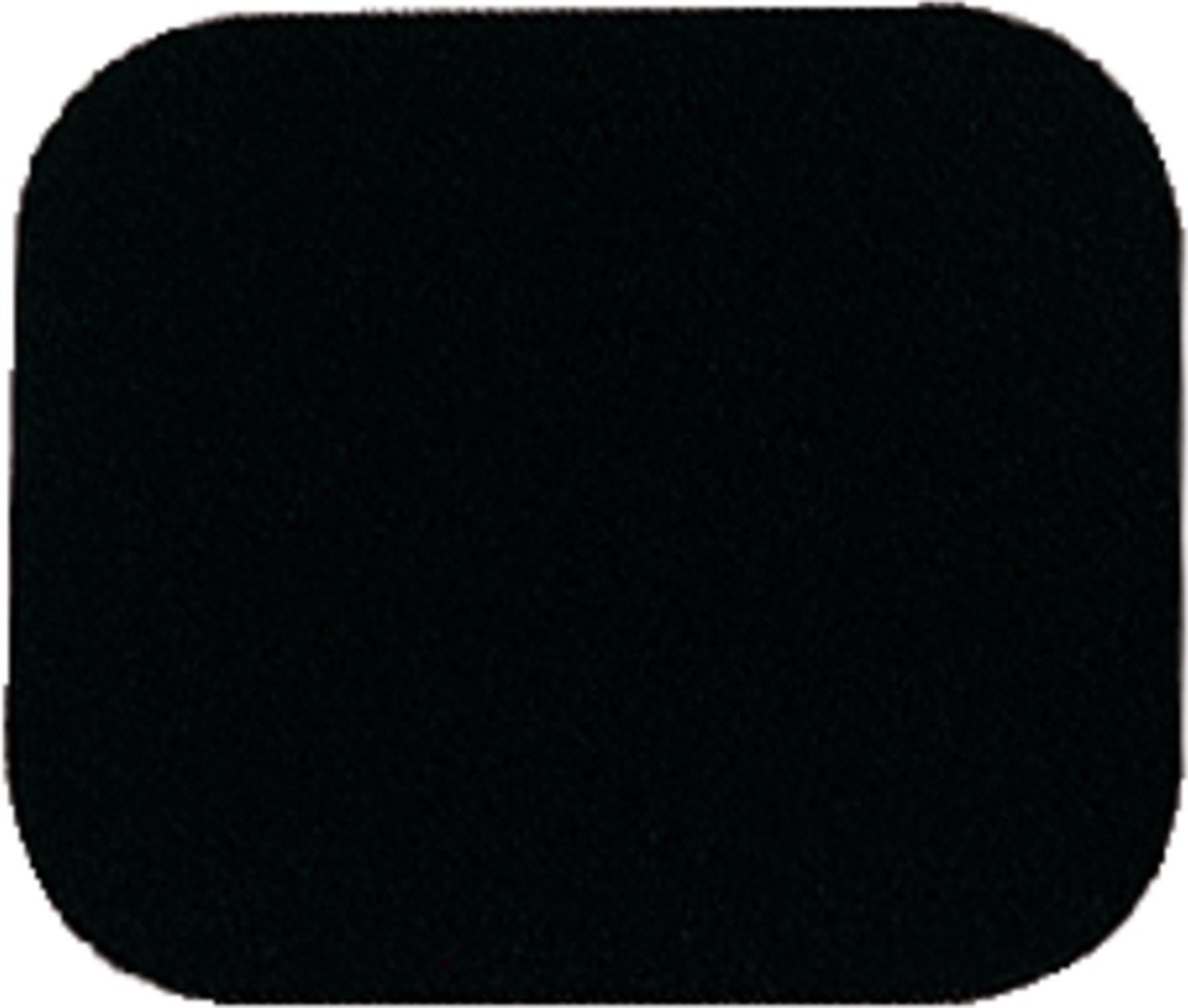 Muismat Quantore 230x190x6mm zwart - Quantore