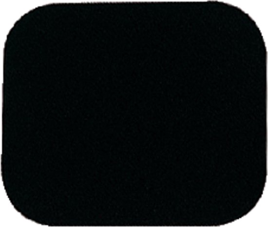 Muismat Quantore 230x190x6mm zwart - Quantore