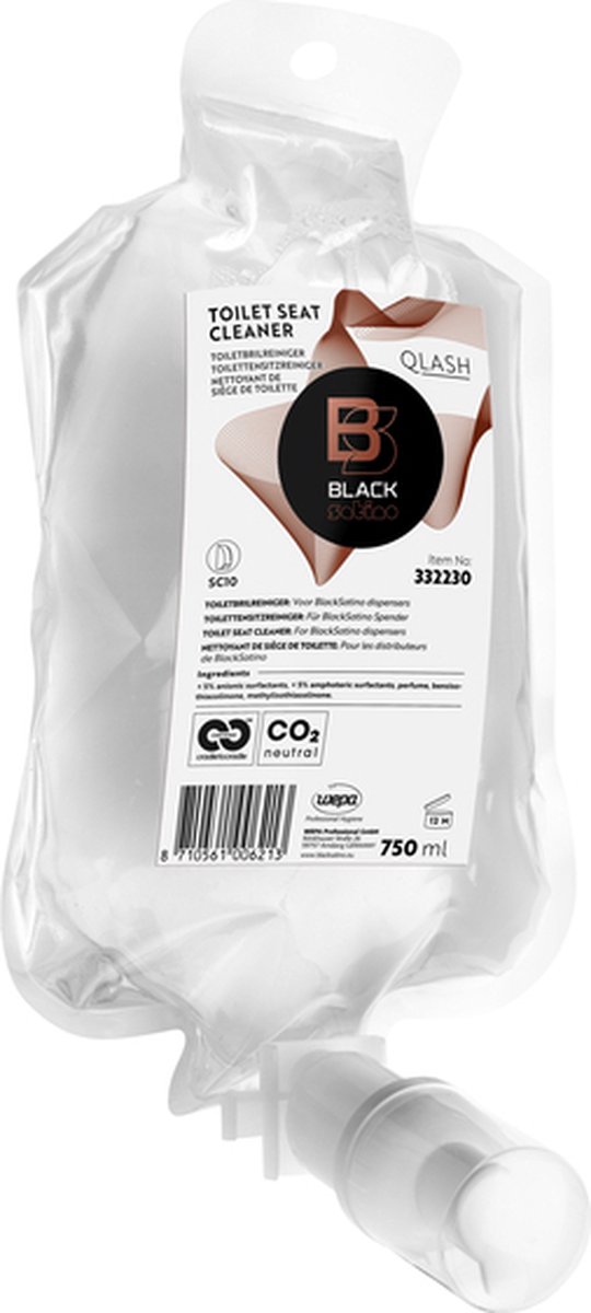 Toiletbrilreiniger blacksatino sc10 750ml qlash | 6 stuks