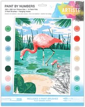 PAINTING BY NUMBERS - TROPICAL FLAMINGO