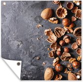 Tuindoek Noten - Herfst - Keuken - Industrieel - 100x100 cm