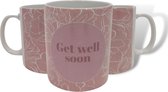 Mok Get well soon | Beterschap cadeau | Beterschap mok | Fotofabriek ontbijtmok 330 ml | Keramiek | beterschap kadootjes