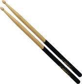 Zildjian 7A Sticks zwart-DIP, Wood Tip Hickory, Natural Finish - Drumsticks
