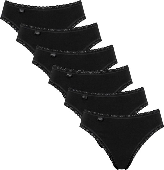 Sloggi Dames tai slip 6 pack 24/7 Cotton Lace