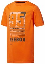 Heren T-Shirt - Korte Mouw - Reebok Sportswear Rebelz - Oranje