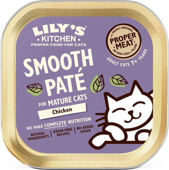 Lily's Kitchen Cat Mature Smooth Pate Chicken