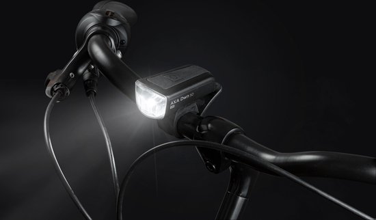 AXA Dwn Front 50 Lux Fietsverlichting - USB Oplaadbare LED Fietslamp Voorlicht - StVZO Goedgekeurd - Fietslicht met Grote Zichtafstand — afbeelding 4