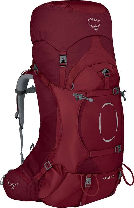 Osprey Dames Backpack / Rugtas / Wandel Rugzak - Ariel - Rood