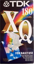 VHS TDK 180 min - 3 hour XQ