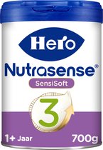 Hero Nutrasense SensiSoft 3 Peutermelk - Flesvoeding voor 12+ Maanden - 1 x 700gram - met Melkvet - Palmolie Vrij