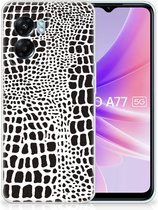 Beschermhoesje OPPO A77 | A57 5G Smartphone hoesje Slangenprint