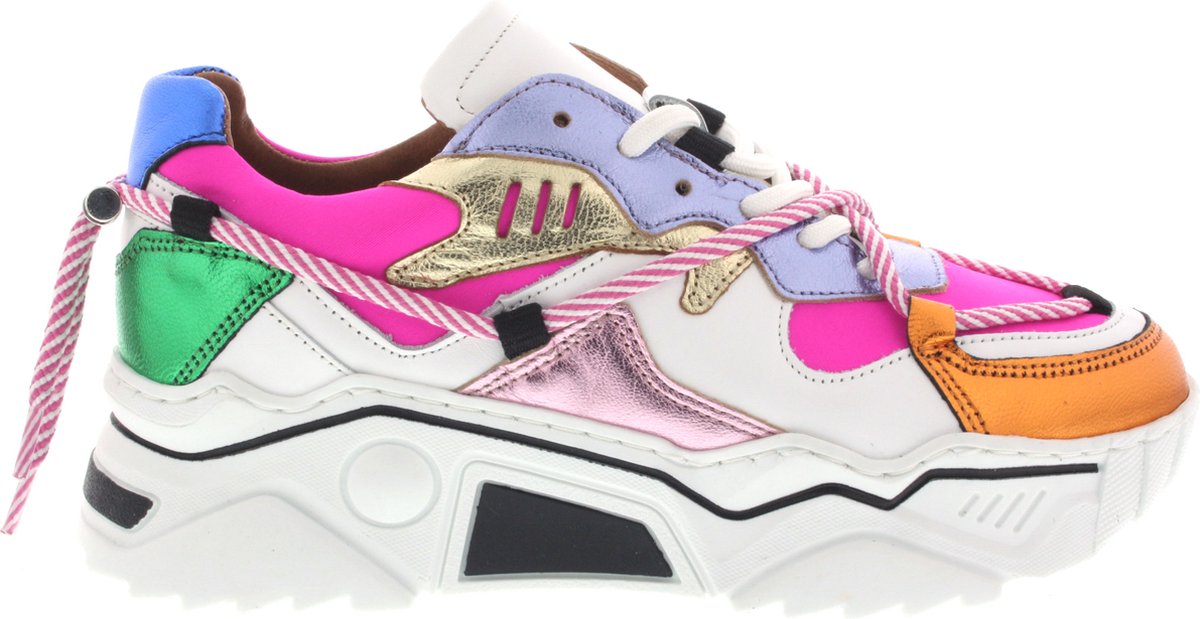 Outfits met Dames Sneakers Dwrs Jupiter White Multi - Maat 42 (0)|  VrouwenOutfits.nl