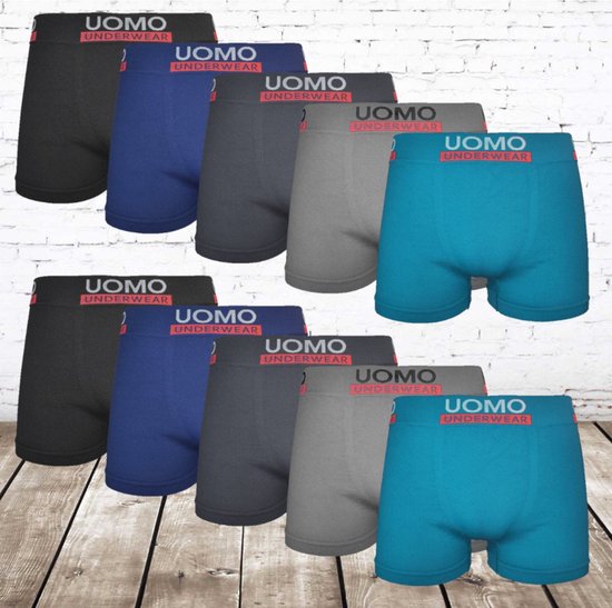 Boxershort Heren - UOMO - 5 pack - M/L - HQ versie - ultra comfortabel -