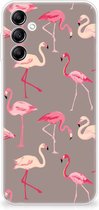 Cover Case Geschikt voor Samsung Galaxy A14 5G Smartphone hoesje Flamingo