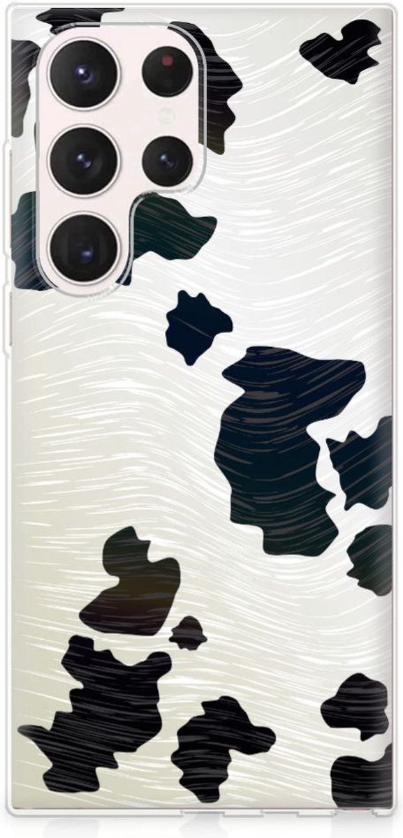 Samsung Galaxy S23 Ultra TPU Hoesje Koeienvlekken
