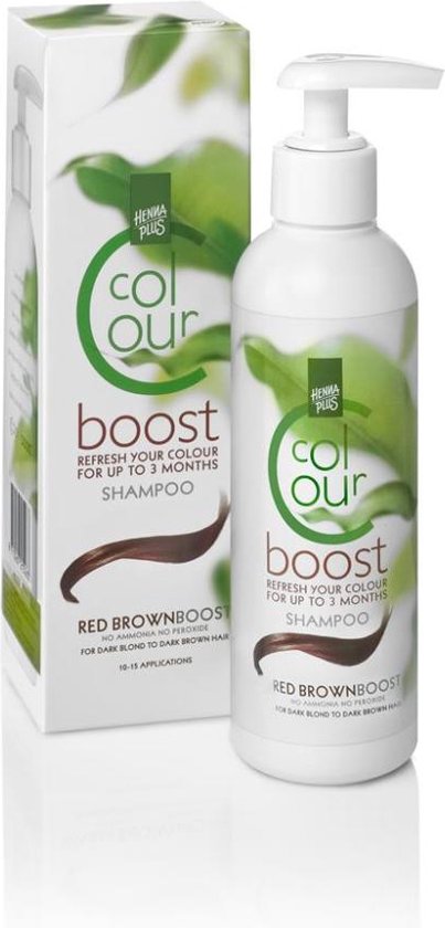 Zeestraat Reizende handelaar Misbruik Hennaplus Colour Boost - Red Brown - 200 ml - Shampoo | bol.com