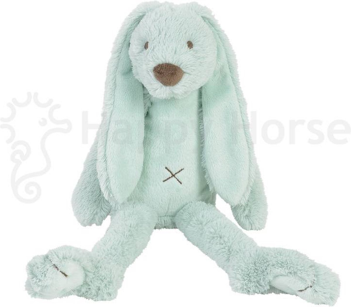 Happy Horse Konijn Richie Knuffel 38cm - Lagoon groen - Baby knuffel — afbeelding 9