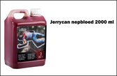 Drum nepbloed 2000 ml - Jerrycan 2 liter - Bloed nep halloween horror griezel thema feest griezel blood