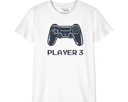 Gaming - Player 3 Child T-Shirt White - 8 Years