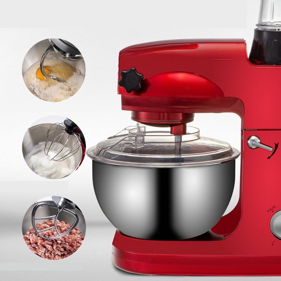Bolture Foodprocessor - Multifunctionele Keukenmachine - 4-in-1 Krachtige Foodprocessor - Foodprocessor met Accessoires - 1000W — afbeelding 5