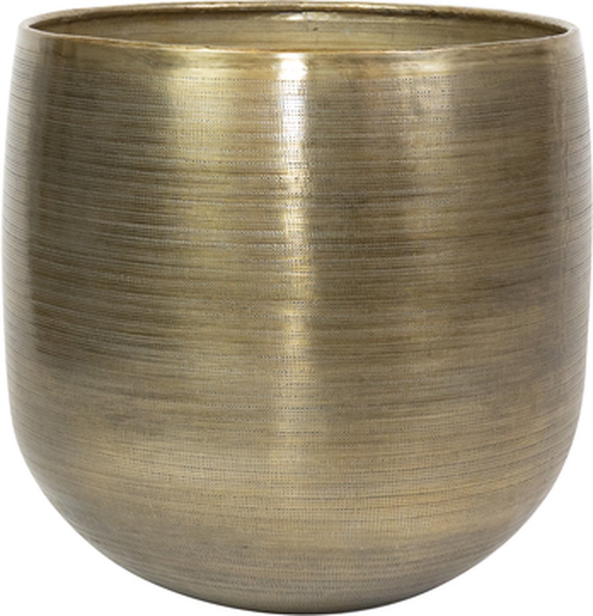 Ter Steege Bloempot Aluminium Goud D 38 cm H 35 cm