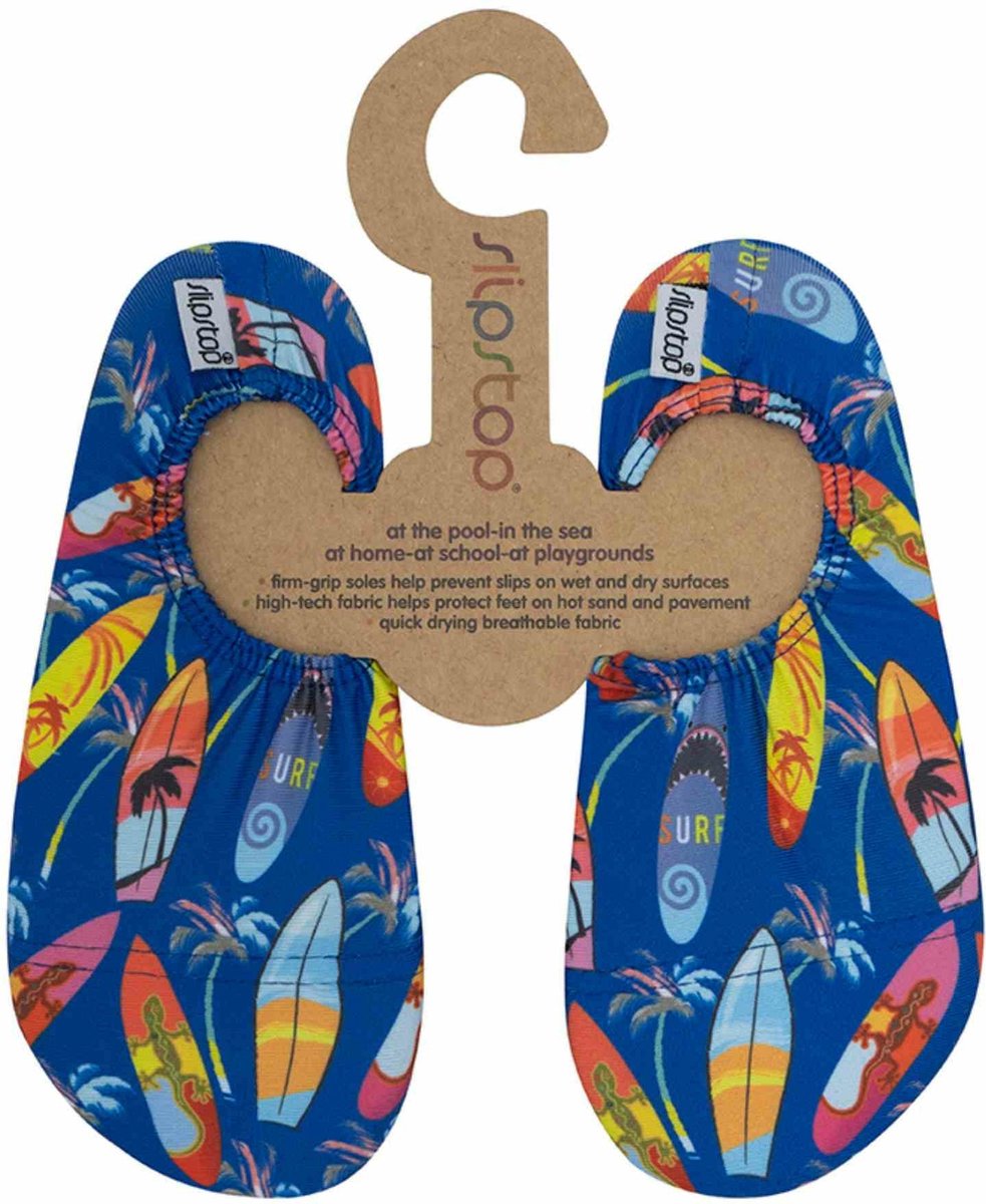 Slipstop Miami - blauw met gekleurde surfplanken