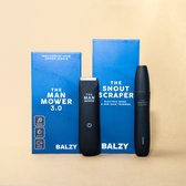 BALZY Grooming Package 3.0 | Body grooming set voor mannen | Ruim 40% voordeel | Incl. BushBuster & SnoutScraper