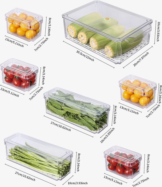 Relaxdays snoeppotten, 1,5 l, set van 6, glazen voorraadpotten voor snoep, rvs schroefdeksel, bewaarpotten, transparant