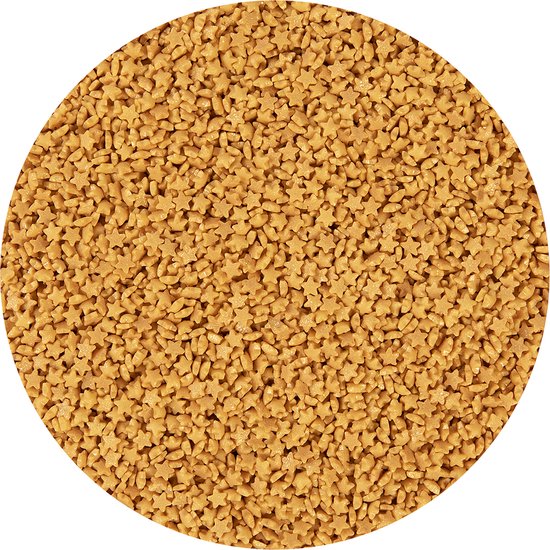 BrandNewCake® Eetbare Taart Confetti Mini Sterren Goud Ø3mm 500gr - Taartdecoratie Sprinkles - Strooisel - Taartversiering