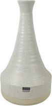 D&M Tajine vaas - 41,5 cm - Wit - Keramiek - Decoratie vaas - Handgemaakt