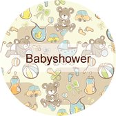 6 Buttons Bears and Toys - geboorte - zwanger - baby - babyshower - genderreveal - button - beer