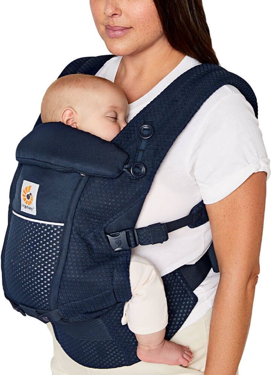 Ergobaby Draagzak Adapt - Soft Flex Mesh - Midnight Blue – foto 6