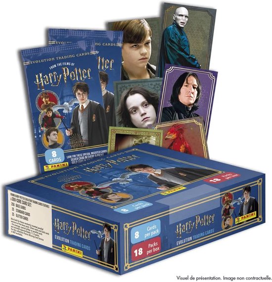Panini Harry Potter Evolution Trading Cards 8 Stickers Sleeve (Box of