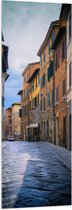 WallClassics - Acrylglas - Klein Straatje - Italië - 50x150 cm Foto op Acrylglas (Met Ophangsysteem)