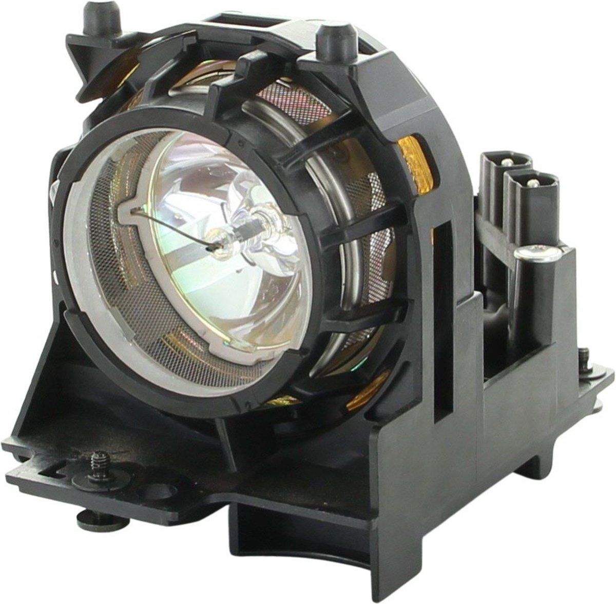 Beamerlamp geschikt voor de HITACHI PJ-LC5W beamer, lamp code DT00581. Bevat originele HSCR lamp, prestaties gelijk aan origineel.