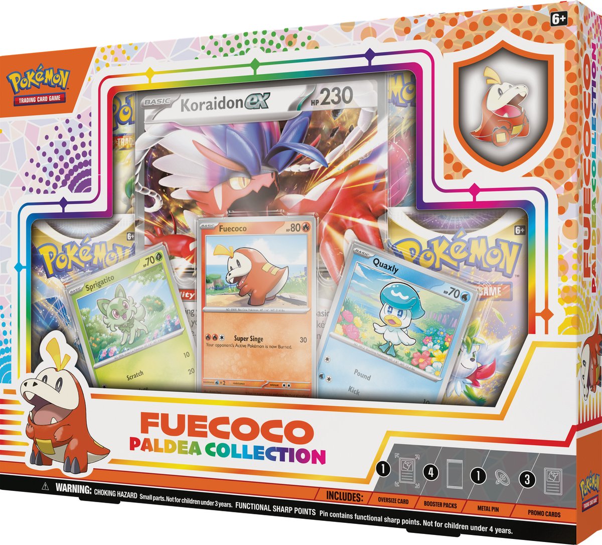 Pokémon Paldea Collection box Fuecoco Pokémon Kaarten Games