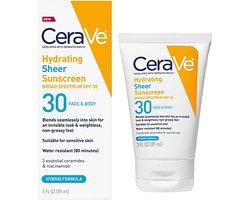 CeraVe Hydraterende zonnebrandcrème SPF 30 for Face and Body