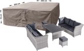 Raffles Covers loungesethoes - 300 x 200 H: 70 cm - RLS300200 - Waterdicht | Solution Dyed | UV-bestendig | Elastisch trekkoord | Airvents - Beschermhoes tuinmeubelen